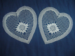 Lace heart shape cover