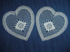 Lace heart shape cover